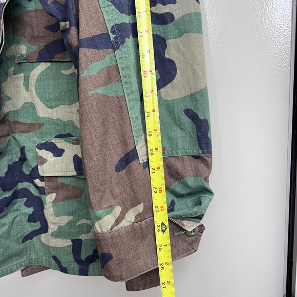 90s US Army Tactical Combat Woodland BDU Streetwear Jacket Sergeant Rakkasans XL - Picture 8 of 13